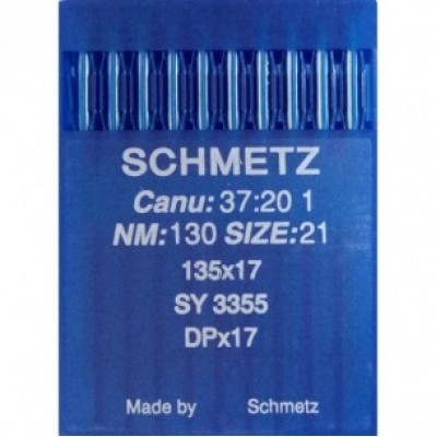 Schmetz DPx17,  иглы для тяжелых  швейных машин челночного стежка, упаковка 10 шт